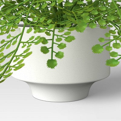 Large Fern In Modern Pot Artificial Hair Arrangement - Threshold™