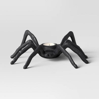 Halloween Spider Candle Holder Black - Threshold™
