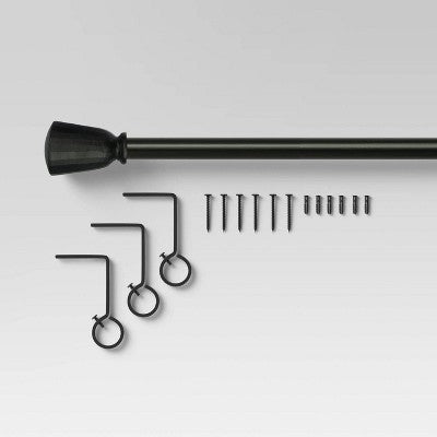 Chiseled Cone Curtain Rod - Threshold™