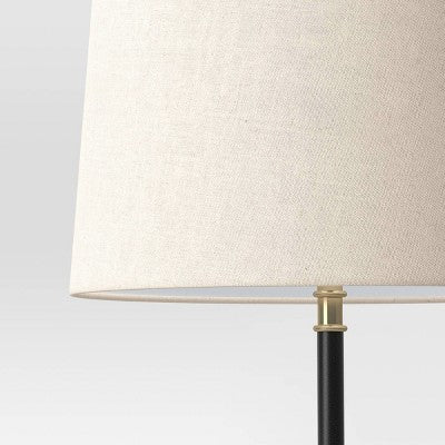 Traditional Three Leg Floor Lamp Black (Includes LED Light Bulb) - Threshold™