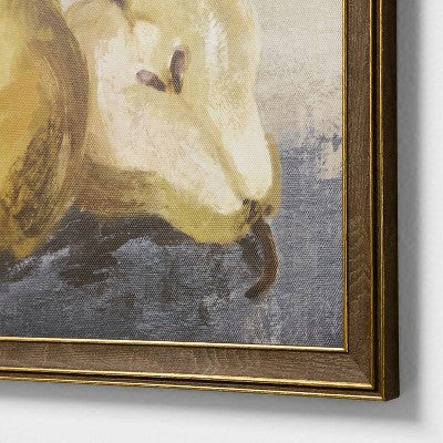 14"x14" Pear Still Life Wall Art - Threshold™ Designed With Studio McGee