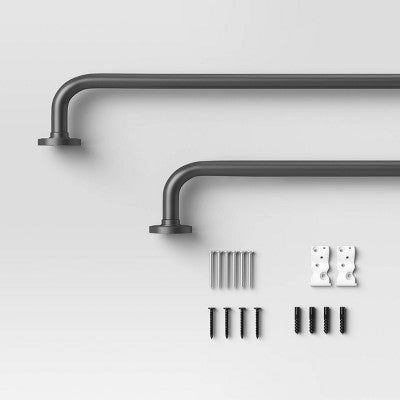 Blackout Rounded Curtain Rod - Threshold™