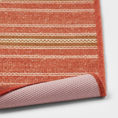 20"x34" Woven Pet Tapestry 'Dark Orange Stripe' - Threshold™