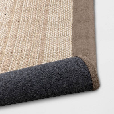 Solid Woven Border Rug - Threshold™
