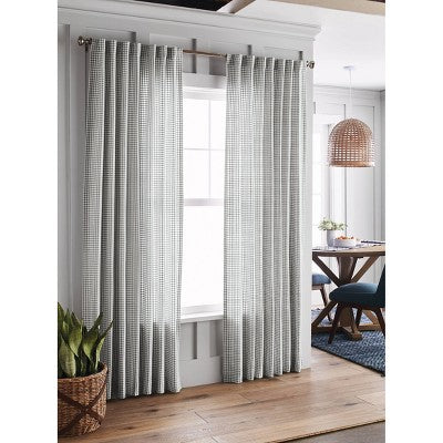 1pc 54"x84" Light Filtering Honeycomb Curtain Panel Gray - Threshold™