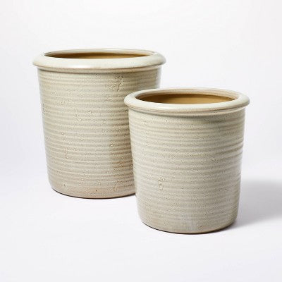 Large Ceramic Reactive Glaze Planter - Threshold™ Designed With Studio McGee
