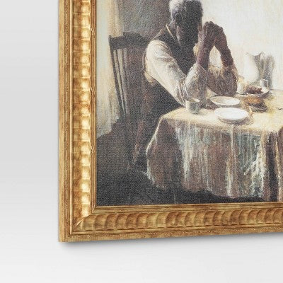 20" X 16" The Thankful Poor By Henry Ossawa Tanner Vintage Framed Wall Cotton Canvas Gold - Threshold™