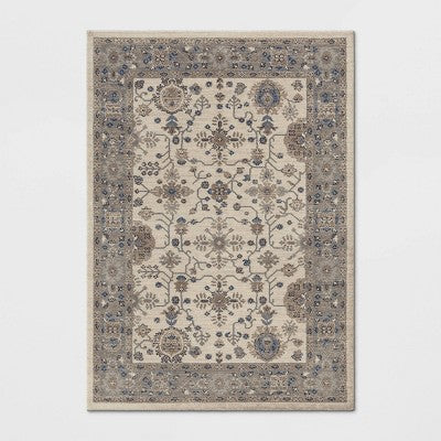 Jewel Boarder Persian Woven Rug Brown - Threshold™