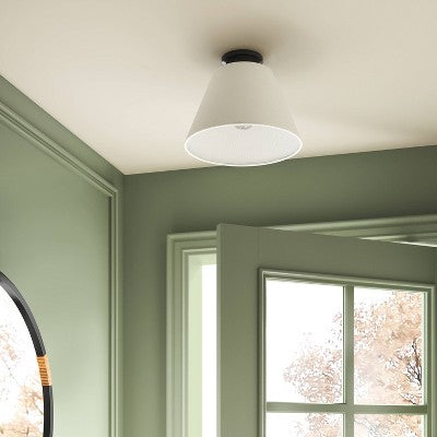  Flush Mount Simple Classics Collection Ceiling Light White - Threshold™