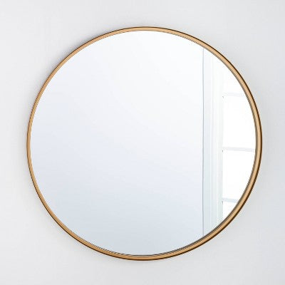  34" Round Decorative Wall Mirror - Threshold™ Designed With Studio McGee
