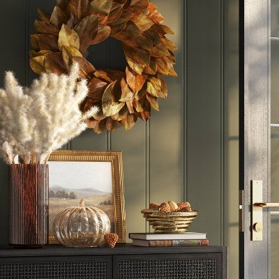  Preserved Magnolia Wreath - Threshold™