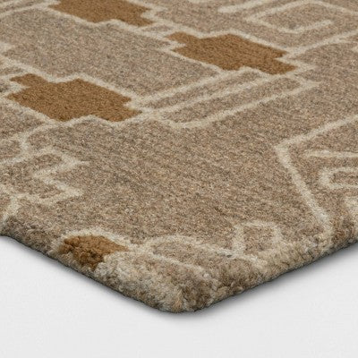  5'x7' Global Handtufted Area Rug Tan - Threshold™