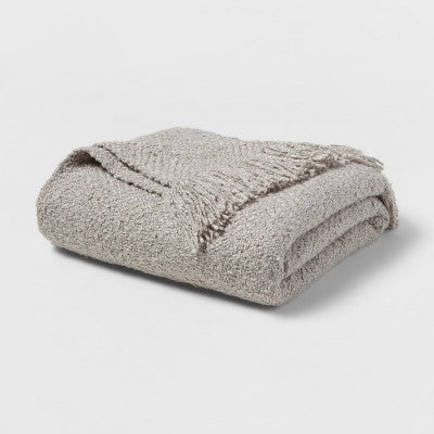  Fringed Boucle Bed Throw - Threshold™
