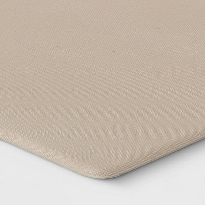  1'6"x2'6" Rectangle Indoor Floor Mat Gray - Threshold™: Kitchen Mat, Basket Weave, Flat Pile, PVC Backing