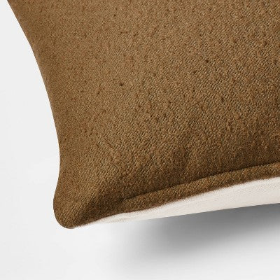  Oblong Boucle Color Blocked Decorative Throw Pillow - Threshold™