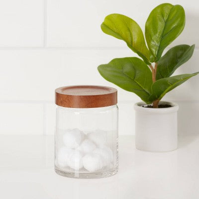  Canister Acacia/Glass Medium - Threshold™