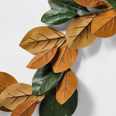  Magnolia Christmas Leaf Garland - Threshold™ Designed With Studio McGee