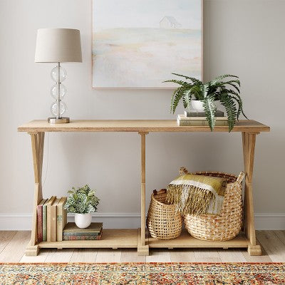  Damask Woven Persian With Fringe Rug - Threshold