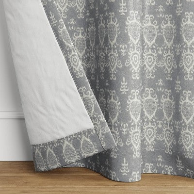  1pc Blackout Printed Matelasse Window Curtain Panel - Threshold™