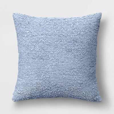  Woven Cotton Textured Square Throw Pillow - Threshold™