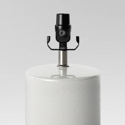  Large Ceramic Lamp Base White - Threshold™