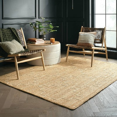  5'x7' Braided Area Rug Light Brown/Ivory - Threshold™