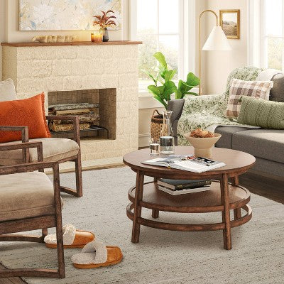  Modern Lines Plush Area Rug Cream - Threshold™