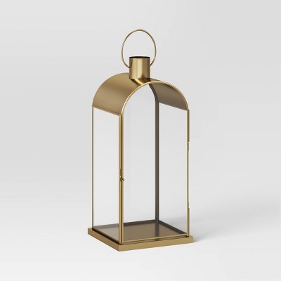  Metal Lantern Gold - Threshold™