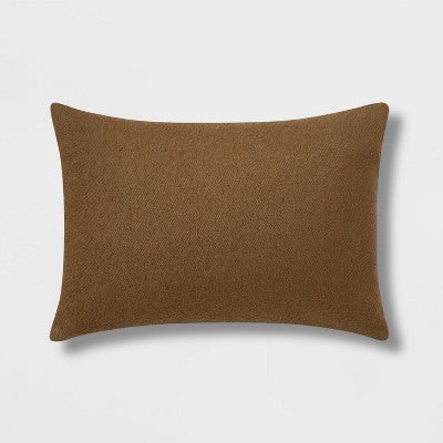  Oblong Boucle Color Blocked Decorative Throw Pillow - Threshold™