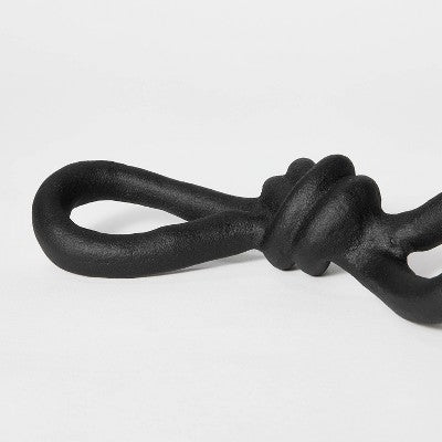  Recycle Aluminum Decor Knot Black - Threshold™ Designed With Studio McGee