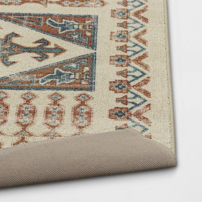  Albany Double Diamond Center Medallion Persian Style Rug - Threshold™