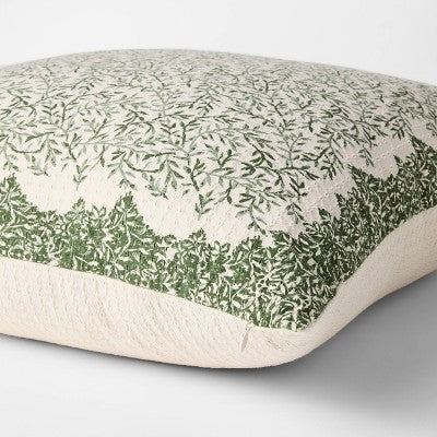  24"X24" OS Square "Brubaker Allover" Cotton Dobby Pillow - Threshold™ Designed With Studio McGee