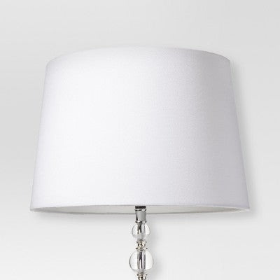  Linen Drum Lamp Shade White - Threshold