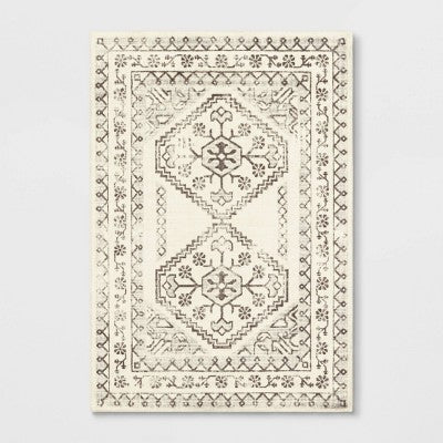  Distressed Persian Accent Rug Cream - Threshold™