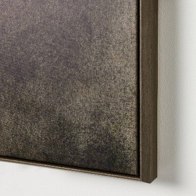  30"x30" Blurry Treetops Framed Wall Art Canvas Board - Threshold™ Designed With Studio McGee: Serene Nature Decor