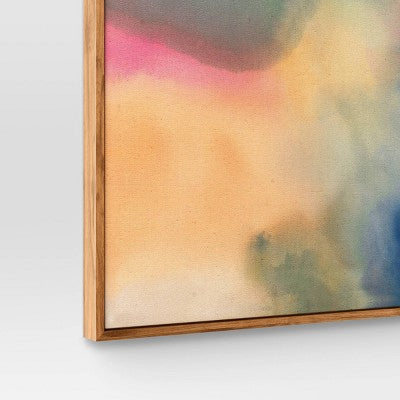  24"x24" Abstract Canvas Framed Art - Threshold™