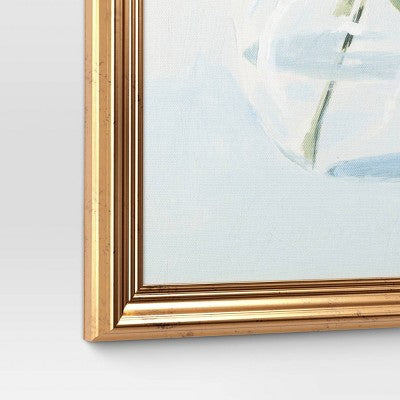  16" X 20" Harmonious Bouquet Framed Wall Cotton Canvas Board - Threshold™