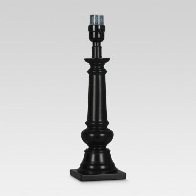  Column Small Lamp Base Black - Threshold