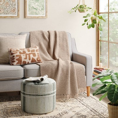  Boucle Reversible Throw Blanket - Threshold™
