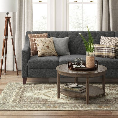  Wool Tufted Geometric Persian Area Rug - Threshold