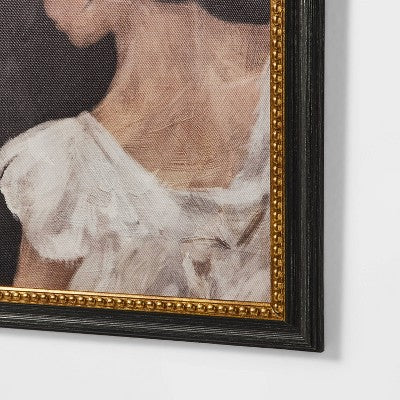  11" X 14" Female Portrait Framed Wall Art Canvas - Threshold™ Designed With Studio McGee