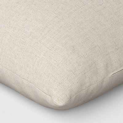  Pumpkin With Spider Cotton Square Halloween Throw Pillow Ivory - Threshold™