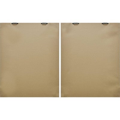  (Set Of 2) 24" X 30" Earth Abstract Framed Canvases Brown - Threshold™: Modern Vertical Wall Art, Digital Print