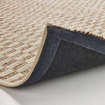  Checkered Stripe Rug Brown - Threshold™ Designed With Studio McGee