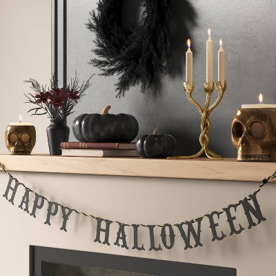  Halloween Grass And Floral Plant Arrangement - Threshold™