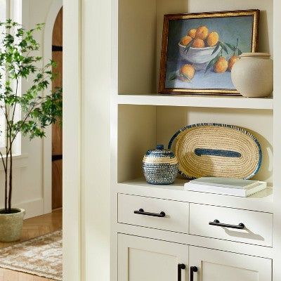  18" X 14" Citrus Harvest Framed Wall Canvas Antique Gold - Threshold™ Designed With Studio McGee
