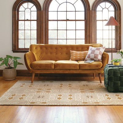  5'x7' Global Handtufted Area Rug Tan - Threshold™
