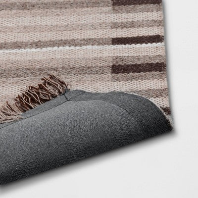  Plaid Rug Brown - Threshold™