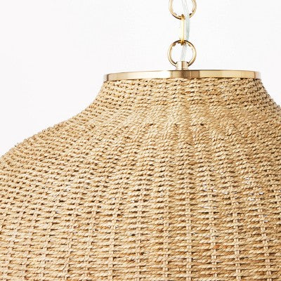  Large Seagrass Pendant Table Lamp Brown - Threshold™ Designed With Studio McGee
