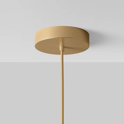  Frosted Glass Geneva Globe Chandelier Brass (Includes LED Light Bulb) - Threshold™